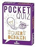 Pocket Quiz Querdenken | 50 Knobeleien für Um-die-Ecke-Denker: 50 Knobeleien für alle, die gegen den Strom denken! (Pocket Quiz / Ab 12 Jahre /Erwachsene)