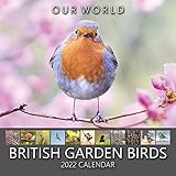 Our World Britische Gartenvögel 2022 Wandkalender – UK Weihnachtsgeschenk Strumpffüller Naturfotografie Monatsplaner Großer Hängeregal Organizer für Büro, Familie und Kü