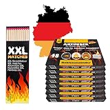 336x Kaminanzünder Holzofen Anzündwürfel inkl 40 XXL Streichhölzer lang | Anzünder für Kamin Made in Germany | Grillanzünder Würfel für BBQ Grill Kamin | ideal zum Grillen & als Ofenanzü