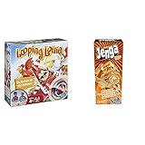 Hasbro Looping Louie Kinderspiel, lustiges 3D Spiel, Partyspiel für Kindergeburtstage & A2120EU4 - Jenga Classic, Kinderspiel das die Reaktionsgeschwindigkeit fördert, ab 6 J