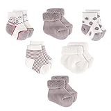 Jacobs Babymoden Baby Socken/Erstlings-Söckchen/Erstlingssocken - 6er Pack (0-3 Monate) Baumwolle, Schadstoffgeprüft - Ecru G
