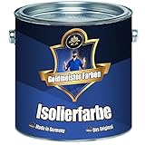 Goldmeister Farben Anti-Schimmel-Farbe in Weiß Isolierfarbe besonders geruchsarm Nikotinsperre auf Acrylatharz Basis (1 L)