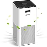 KOKOFIT H13 True HEPA Luftreiniger mit Leiser Luftfilter,Air Purifier für Home Großes Zimmer Bis zu 75㎡,Entfernen Sie 99,97% Allergie Tierhaar, Raucher, Schimmel, Pollen, Staub(Hat einen Schlafmodus)