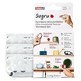 Sugru by tesa - Formbarer Allzweckkleber, 3er-Pack, 3 x 3,5 g, Weiß - vielseitige Klebeknete - zum Dekorieren, Kleben, Reparieren und für kreative DIY-Anwendung