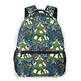 Rucksack für Mädchen, Baum im Schnee, Weihnachtsbaum und Beeren, für Mädchen im Vorschul, Büchertaschen, Mädchen-Rucksack, Reisen, Tagesrucksack, für Kinder, Teenag