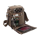 Liying Neu Umhängetasche Rucksack Tasche Retro Canvas Handtasche Praktisch Aktentaschen S