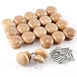 Surepromise 20 St. Lack Holz Schubladengriff Möbelknöpfe Möbelgriffe Möbelknauf Holzknöpfe Holzgriff f. f. Apothekerkommode/Shabby Chic Kommode Antik