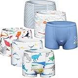 Adorel Jungen Boxershorts Kinder Unterhosen 6er-Pack Dinosaurier Paradies 140 EU (Herstellergröße 150)