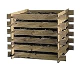 Steckkomposter Holz Kompostsilo Bausatz 100x100x70cm Komp