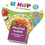 HiPP Muschelnudeln mit Tomaten und Zucchini Bio, 6er Pack (6 x 250 g)