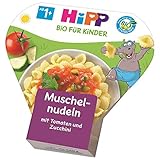 HiPP Muschelnudeln mit Tomaten und Zucchini Bio, 6er Pack (6 x 250 g)