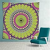 YYRAIN Boho Gedruckt Mandala Wandteppich Dekoration Tuch Home Wandkunst Dekoration Tapisserie Studio Wand Trend Hintergrund Wand 73x97