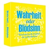 Monsterzeug Wahrheit oder Blödsinn, Gesellschaftsspiel, Quizfragen, lustiges Partyspiel, Wissens Quiz, Spiel für Erwachsene, Gemeinschaftssp