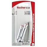 fischer 052409 S/10 K SB-Karte, Inhalt: 2 x Schwerlastanker TA M8, 2 x 6-kt-Schraube M 8 x 65