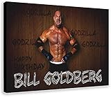 Leinwand Druck Poster Berühmte Boxkampf Bill Goldberg Sport Poster 17 Gemälde für Zimmer Schlafzimmer Dekor 40x50cm Kein R