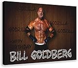 Leinwand Druck Poster Berühmte Boxkampf Bill Goldberg Sport Poster 17 Gemälde für Zimmer Schlafzimmer Dekor 40x50cm Kein R