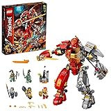 LEGO 71720 NINJAGO Feuer-Stein-Mech Spielzeug, Ninja Actionfig