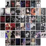 50 Stück/100 Raumdekor, ästhetische Collagenbilder, Wandkunst-Collage-Kit, Wohnheim-Wanddekoration, ästhetische Poster,Wandkunstdrucke für Mädchen,ästhetische Fotos,mädchenhafte (Grunge)