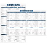 Kompletter Schreibtischkalender 2022 – 27,9 x 43,2 cm großer 12-Monatsplaner – 2-seitig vertikal/horizontal wendbar – gedruckt auf dickem und haltbarem Karton (216 g/m²) – 2 pro Packung