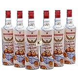 6x 1l Rushkinoff Vodka & Karamell Caramelo aus Mallorca + Backpulver 14g