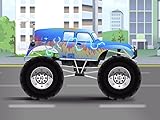 Blau Monster Truck