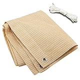 RQQYMX Schattierungsnetz, Sonnensegel Garten, Sichtschutz, Schattennetz Mit Ösen, Sonnenschutznetz Schattierungsnetz, Außenterrassen, Hinterhof, Parkplatz, Schwimmbad, 1X2M(3X7FT)