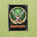 Vintage Jagermeister Retro Blechschild Metallschild Blechschild 20,3 x 30,5