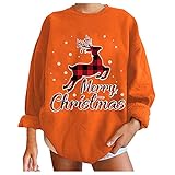 SoLu DAY8 Weihnachtspullover Pullover Weihnachten Rentier Elch Pulli Christmas Sweater Strickpullover Weihnachts Sw
