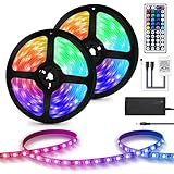 EINFEBEN LED Strip 7M RGB 5050 Smart LED Lichtleiste selbstklebend mit fernbedienung Steuerung Musik/Sound Sync Beleuchtung Decoration Ambient für Zuhause und F