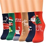 XKUN Socken Herren 5 Paare Business Casual Laufen Drucksocken Unisex Druck Lange Socken Retro Bequeme Sock