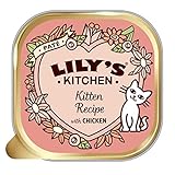 Lily's Kitchen Smooth Pate für Kätzchen, Huhn + Rindfleisch (19 x 85 g)