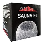 WEIGAND® Sauna Ei aus Speckstein ca. 5 x 5 cm I Das Original von WEIGAND® I Entspannt die Sinne I Saunazubehör I Zubehö