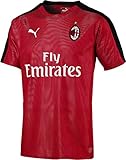 PUMA Herren Jersey AC Milan Stadium SS with Sponsor, Chili Pepper/Puma Black, XL, 754455