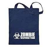 Kiwistar Zombie Response Team Tragetasche Baumwolltasche Stoffbeutel Umhängetasche Langer Henk