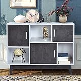 GGMWDSN Sideboard Kommode Beistellschrank Küchenschrank Flurschrank Anrichte Wohnzimmer, Esszimmer, Schlafzimmer, Büro, Flur, Bad, Küche, Industrie-Desig