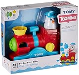 TOMY Wasserspielzeug für Kinder 'Seifenblasen Lok' mehrfarbig - hochwertiges Kinderspielzeug für die Badewanne - fördert motorische Fähigkeiten - ab 1 J