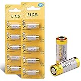 LiCB 10 Stück 23A 12V Alkaline Batterie, A23S MN21/23 L1028 A23 12V Batterie 3 Jahre Lagerfähigkeit 100% Voll G