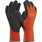 Arbeitshandschuh WINTER GRIP | Größe 10 (XL) | orange/schwarz | schützt vor Kälte | 1