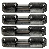 ULROAD 4x Halter für L-BOXX Bosch Sortimo L-SAFE Sicherung Fixierung Halterungen zum Aufschrauben | Für alle Bosch L BOXX Werkzeugkoffer Rollbrett Rollwagen selber bauen Montage Zubehö