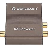 Oehlbach DA Converter - Digital/Analog Audiowandler - Koaxial/Optisch, R-L/Klinke - Cirrus Logic Chip, Metallic B