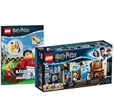 Collectix Lego Harry Potter Set - Der Raum der Wünsche auf Hogwarts 75966 + Rätselspaß für Quidditch-Fans (Softcover)