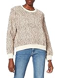 Replay Damen W3606 T-Shirt, 010 BEIGE/Black, M
