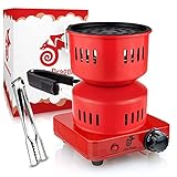 Little Dragon® Shisha Kohleanzünder [HYDRA 2.0] langlebiger & schneller Kohleanzünder für Shisha Kohle mit transportierbarem Kohlekorb - 5 Min. Kohlegrill Shisha - Hochwertiges Shisha Zubehö