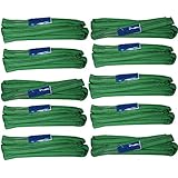 10x Rundschlinge 2000 kg 2 to grün 4 m Umfang Hebeband Hebeschlinge Hebeg