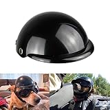 PETLESO Hunde Helm Hundehüte Hundehelm Hundekappe Einstellbare Haustier Helm für Welpen Kleine Hundekatze-M