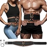 Zhailyn EMS TrainingsgeräT GanzköRper, EMS Bauchmuskeltrainer USB-Wiederaufladbarer Tragbarer Muskelstimulator,für Bauch,Arm,Bein-Fitness Trainings Gang