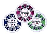 Base - 16 er Set Kugellager Bearings inkl. Blister-Verpackung I einfache Montage I ABEC 5-9 wählbarI Kugellager für Inliner & Rollerblades I Standard-Kugellager 608Zz I farblos, ABEC 7, 71001