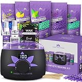 Waxing Set Wachsperlen Haarentfernung - Wachs Haarentfernung Wachs für wax maschine / Wachswärmer / Warmwachsgerät - Waxing perlen für Wachsmaschine Enthaarung Set und Waxing Maschine Wax