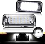 VLAND L-ED Kennzeichenbeleuchtung Lampen für Toyo-ta 86 Suba-ru BRZ Scio-n FR-S Impreza WRX STi Legacy Crosstrek, Angetrieben von 18 SMD Xenon White LE-D-Leuchten, 2er Pack
