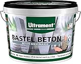 Ultrament Bastel-Beton, hochwertiger Gießbeton perfekt für kreative Deko Gestaltungen, 3,5 kg (nur zum Gießen)